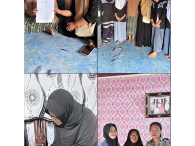 Penyerahan MoU Ke industri Tata Busana