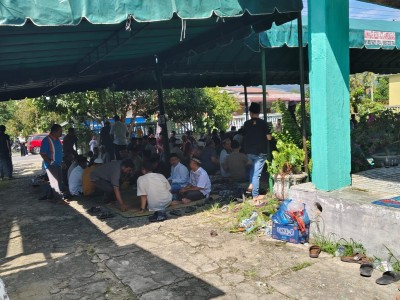 Tim Humas Berkujung/ Melayat Kerumah ibu faradila ( mertua meninggal dunia)