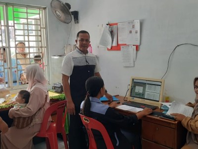 Monitoring Pembimbing sekolah ke Dudi
